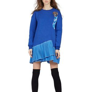 O'Blanc Memories Casual Royal Blue Dress